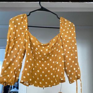 Reformation: The Georgia Top in Butterscotch